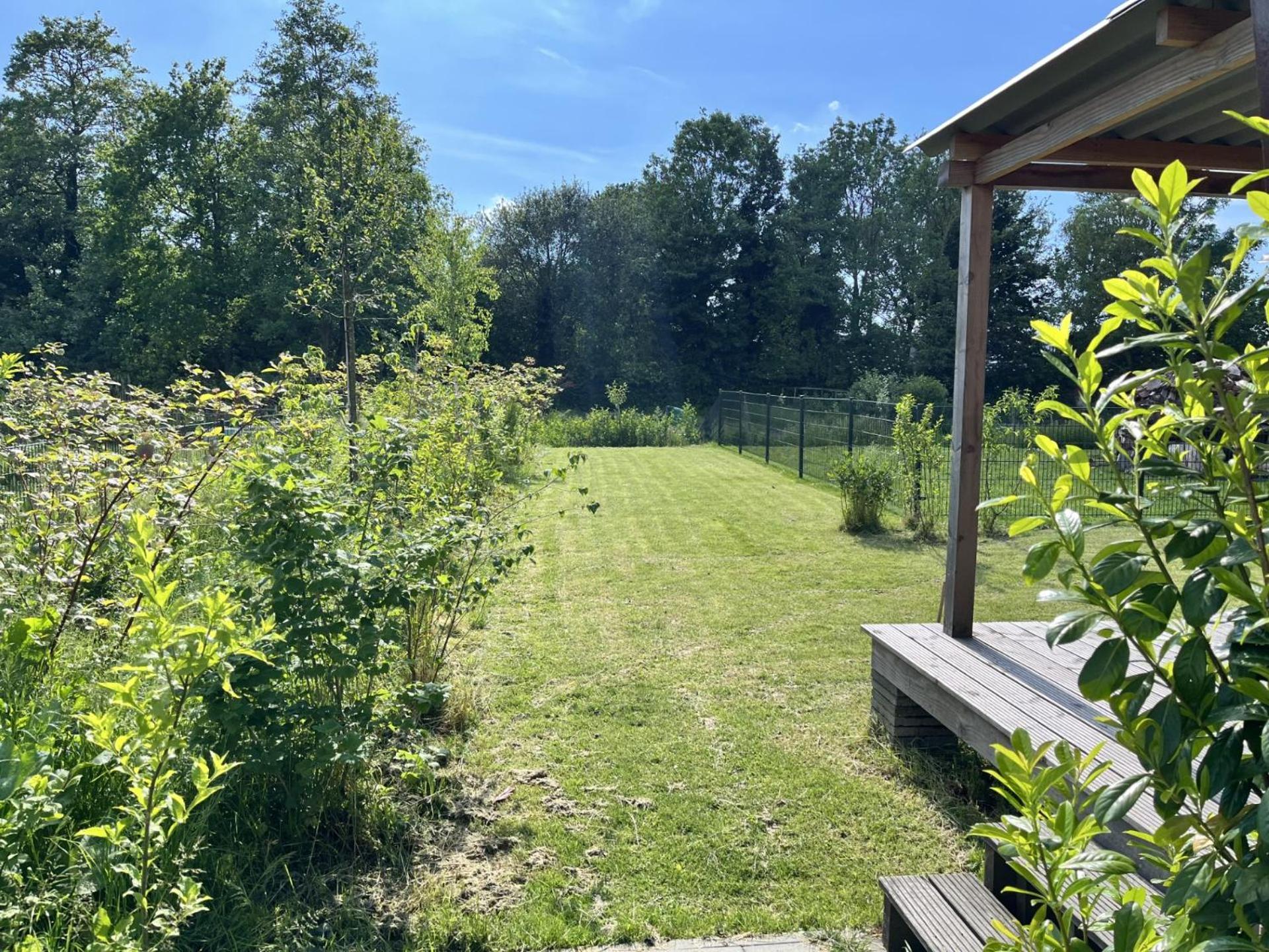 Vrijstaand Chalet Met Veel Buitenruimte En Veranda Zuid-Scharwoude Eksteriør billede